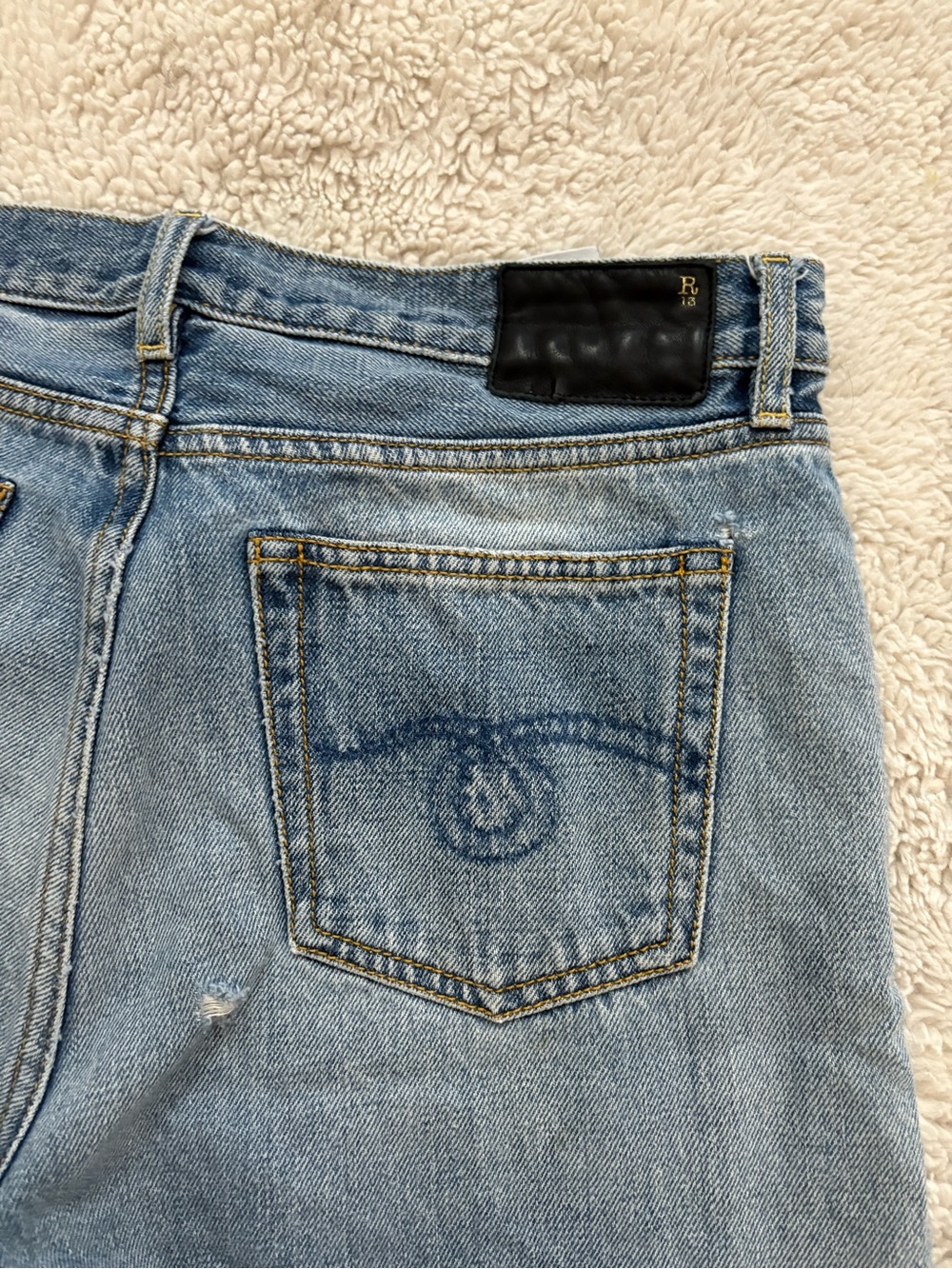 R13 Women’s Cutoff Boyshort - Picture 3 of 6